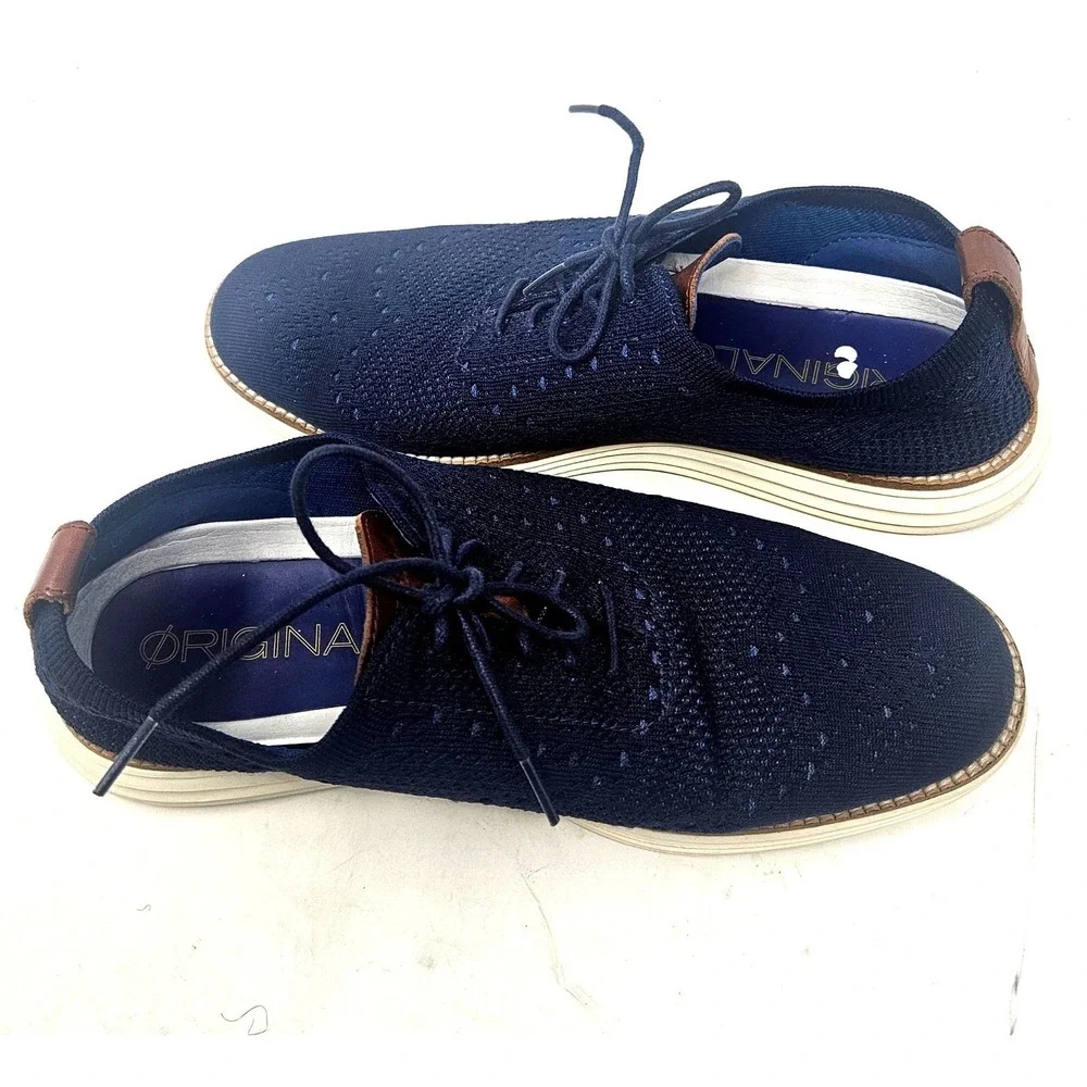 Cole Haan OriginalGrand Ultra Wingtip Oxford Navy Stitchlite Mens 8M C27950